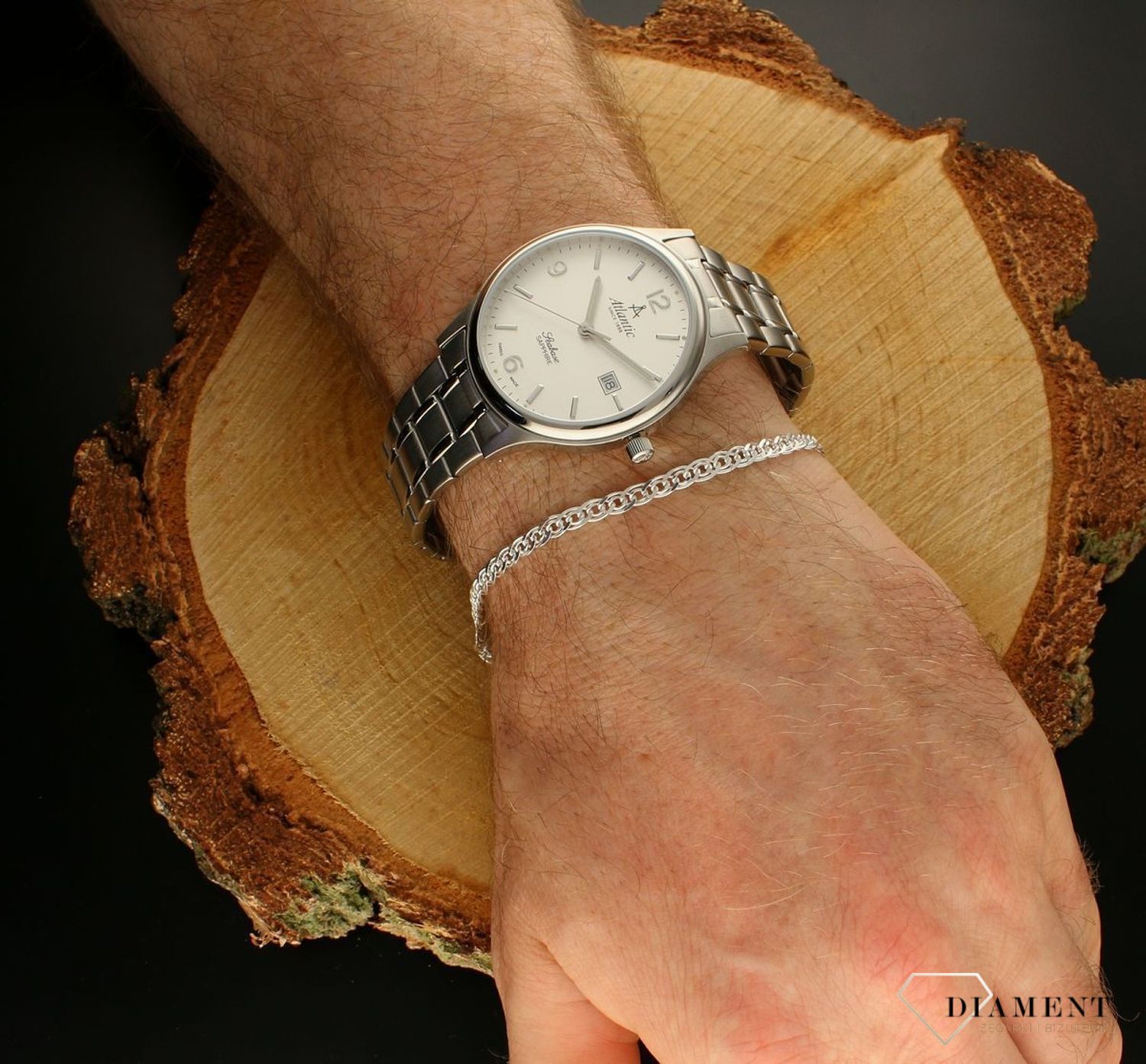 Bransoleta srebrna 925 mona lisa 925 3,6-3,8mm rodowana DIA-BRA-785723R-60-925 3,6-3,8mm. Rodowana bransoletka wykonana jest z najwyższej próby srebra 925 o splocie mona lisa. Bransoletka srebrna mona lisa o wadze 3,80 gram, długoś (3).jpg